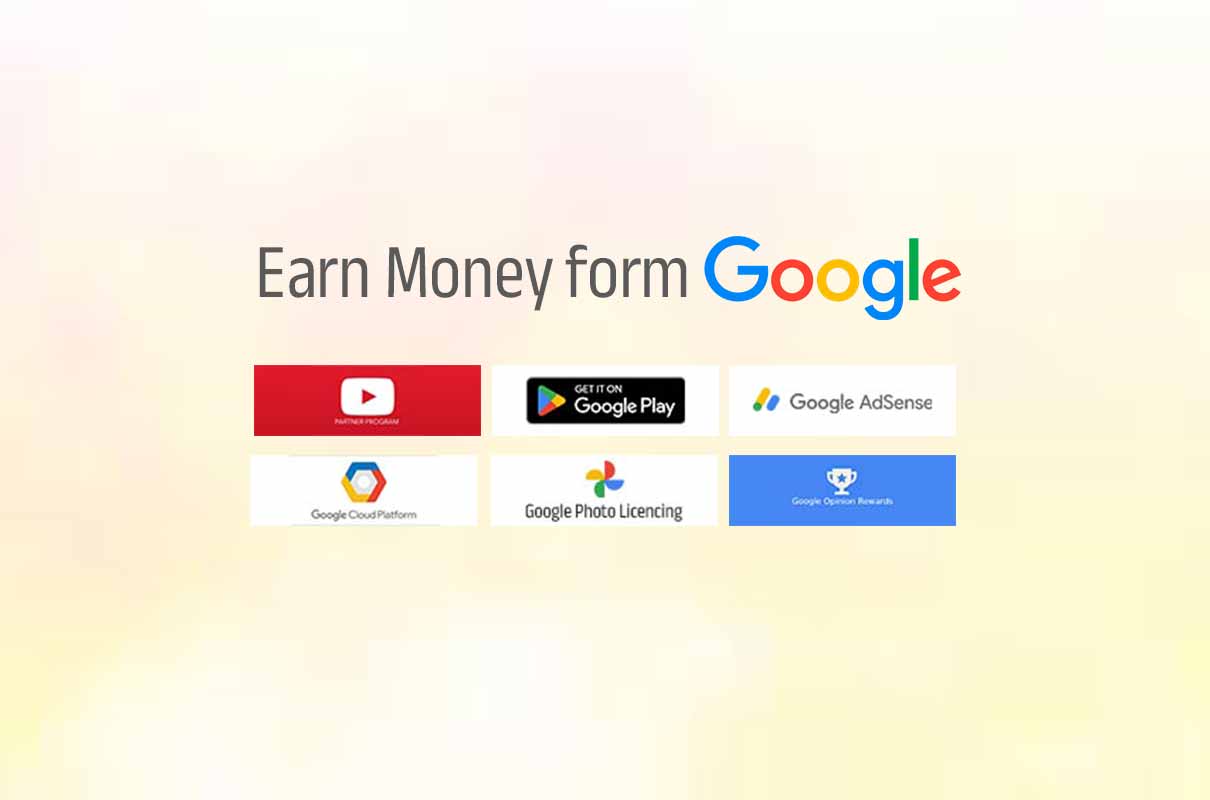 how to earn money from google